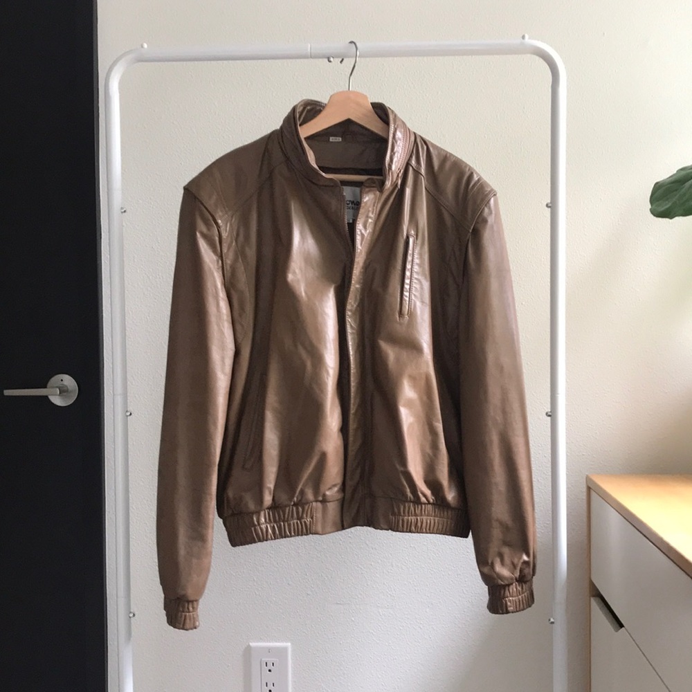 Wilsons Leather Brown Vintage Leather Jacket